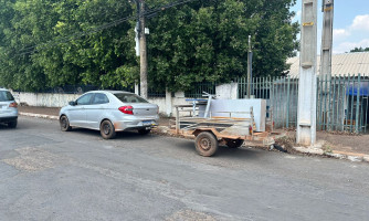 Mãe e filho são presos em flagrante pela Polícia Civil por furtar materiais de prédio de escola estadual