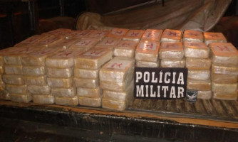 Moradores de Pontes e Lacerda são pegos com 126 tabletes de pasta base de cocaína em Brasnorte
