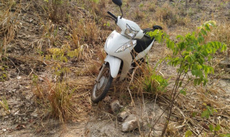 Moto furtada é recuperada pela Polícia Militar em Pontes e Lacerda