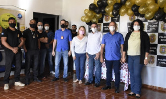 Parceria com prefeitura possibilita ampliação e reforma da Delegacia de Campos de Júlio