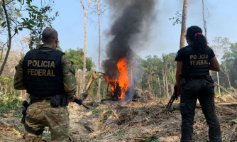 PF faz operação para combater garimpos ilegais em terra indígenas em MT