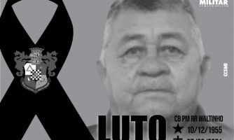 PM lamenta morte de cabo da RR Waltinho Rodrigues de Souza