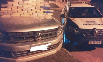 PM prende suspeito com 50 kg de pasta base de cocaína dentro de carro em MT