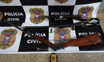 Polícia Civil apreende combustíveis e armas de fogo em operação em Comodoro