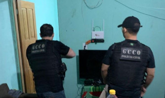 Polícia Civil cumpre buscas contra grupo envolvido em tentativa de explosão a banco na região Oeste