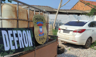 Polícia Civil flagra transporte irregular de combustível para área de garimpo ilegal em Vila Bela da Santíssima Trindade
