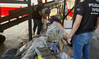 Polícia Civil incinera mais de uma tonelada de drogas apreendidas pelas Forças de Segurança