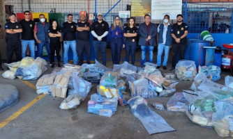 Polícia Civil incinera uma tonelada de drogas em Cáceres
