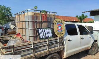 Polícia Civil prende 8 pessoas que transportavam combustível para garimpos ilegais na fronteira
