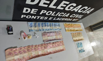 Polícia Civil prende traficantes e fecha ponto de venda de drogas em Pontes e Lacerda