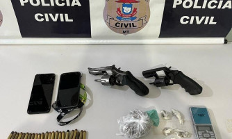 Polícia Civil prende três autores de homicídio em Comodoro e apreende armas de fogo