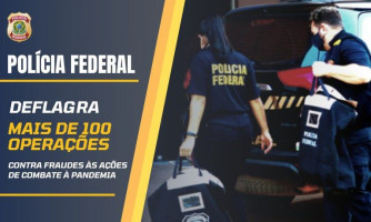 Polícia Federal completa mais de 100 operações contra fraudes relacionadas às ações de enfrentamento à pandemia