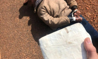 Polícia Prende homem com droga amarrada na cintura em Pontes e Lacerda