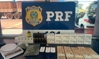 Polícia Rodoviária Federal encontra anabolizantes escondidos em caixa de som de veículo