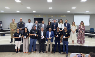 Policiais da Regional de Pontes e Lacerda recebem reconhecimento pelos trabalhos realizados na fronteira