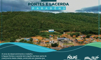 Pontes e Lacerda completa 41 anos com melhorias na gestão de recursos hídricos e tratamento de esgoto