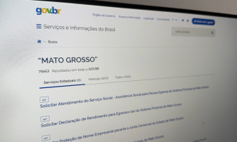 Portal de serviços do Governo de MT  passa a ser integrado ao Gov.Br