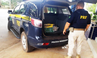 PRF apreende cocaína que estava misturada em carga de farinha de mandioca em MT
