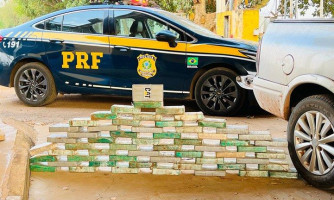 PRF apreende mais de 100 kg de drogas nas rodovias federais do estado de Mato Grosso