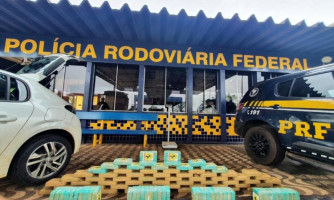 PRF apreende mais de 100 kg de entorpecentes em duas rodovias em MT