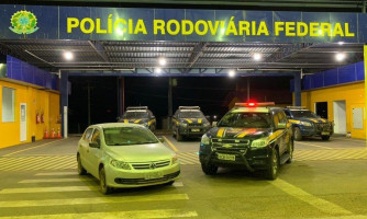 PRF em Jauru/MT recupera veículo roubado; o condutor já possuí um mandado de prisão em aberto