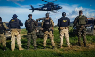 PRF participa de operação conjunta com outros órgãos no combate ao garimpo ilegal do Sararé em terras indígenas