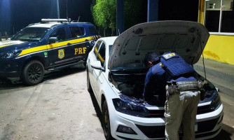 PRF recupera veículo com ocorrência de furto/roubo na cidade Cáceres-MT