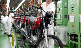 Produção de motocicletas cresce 45% no primeiro semestre de 2021