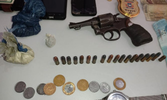 Região de Garimpo: Polícia Civil de Pontes e Lacerda prende traficante e cumpre mandado de prisão contra foragido da Justiça de Rondônia