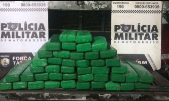 Rotam intercepta jovem com 43 tabletes de maconha em Mato Grosso