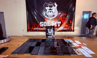Sejus e Polícia Penal apreendem mais de 1,3 mil celulares em presídios de MT em cerca de 3 meses