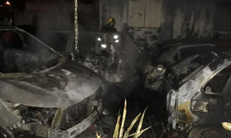 Suspeitos de incendiarem veículos em pátio de delegacia em GO são presos pela Polícia Civil em MT