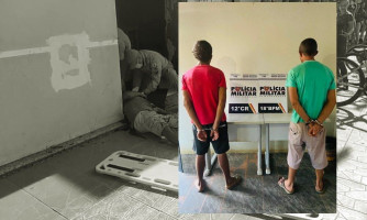 Suspeitos de matar homem a facadas são presos após ação rápida da Polícia Militar em Pontes e Lacerda