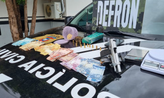 Traficante é preso em flagrante pela Polícia Civil após exibir arma de fogo em ruas de Vila Bela