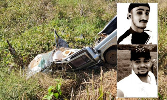 Tragédia: Acidente mata dois jovens após saída de pista na BR-174