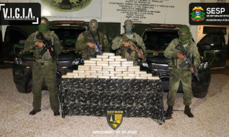 Três bolivianos são presos transportando cocaína na fronteira com a Bolívia