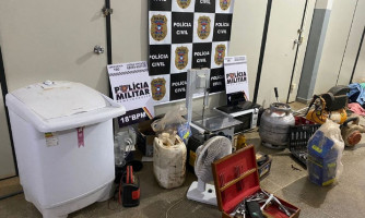 Três criminosos envolvidos em roubo a propriedade em Nova Lacerda são presos pela Polícia Civil