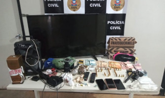 Três suspeitos de tráfico e porte ilegal de arma de fogo são presos em Pontes e Lacerda