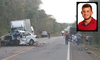 Vereador de Glória D'Oeste morre e Secretária Administração de Nova Lacerda fica ferida em colisão BR 174 neste domingo (8)