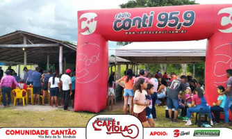 VILA BELA: Comunidade Cantão recebe o projeto Café & Viola no dia do Trabalhador