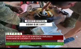FRONTEIRA: Gefron apreende 26 tabletes de cocaína na fronteira