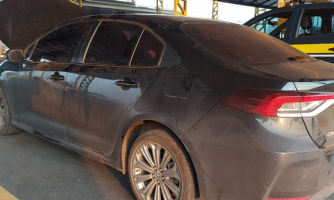 Pontes e Lacerda: veículo furtado com placas de Minas Gerais é apreendido na Fronteira