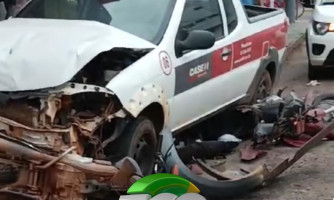 Motorista invade preferencial e colide com carro e duas motos em Pontes e Lacerda