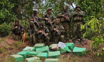 Ação conjunta retira aproximadamente 470 kg de drogas na Zona Rural de Reserva do Cabaçal