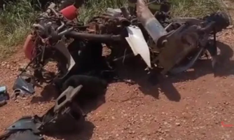 Carreta bate em moto na BR 174 próximo ao Cacho