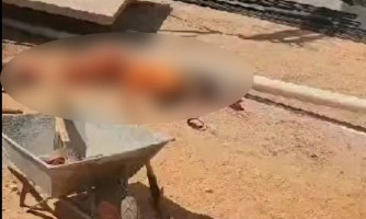 Reeducando é morto a tiros enquanto trabalhava em obra no Bairro Pedra 90