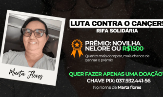 Comunidade de Pontes e Lacerda mobiliza-se em apoio a Marta Flores na luta contra o câncer