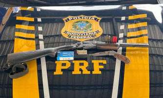 PRF prende indivíduo que alega ter encontrado arma durante 'pescaria' em Pontes e Lacerda