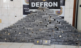 Forças de segurança apreendem 215 quilos de cloridrato de cocaína na fronteira de MT com a Bolívia