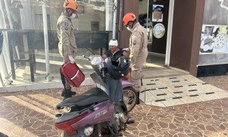 Motociclista provoca acidente e foge do local em Pontes e Lacerda